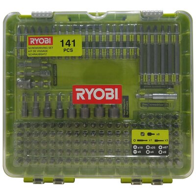 RYOBI Zestaw kluczy nasadowych i bitów RAKD141 Raty 5132004667