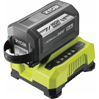 Ryobi Elektronarzędzia Pozostałe Akumulatory Akumulator z ładowarką Ryobi RY36BC60A-160 5133004706