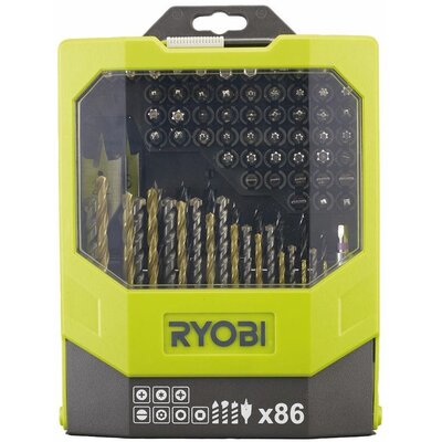 Ryobi Zestaw wierteł i bitów RYBOI RAK86MIXC