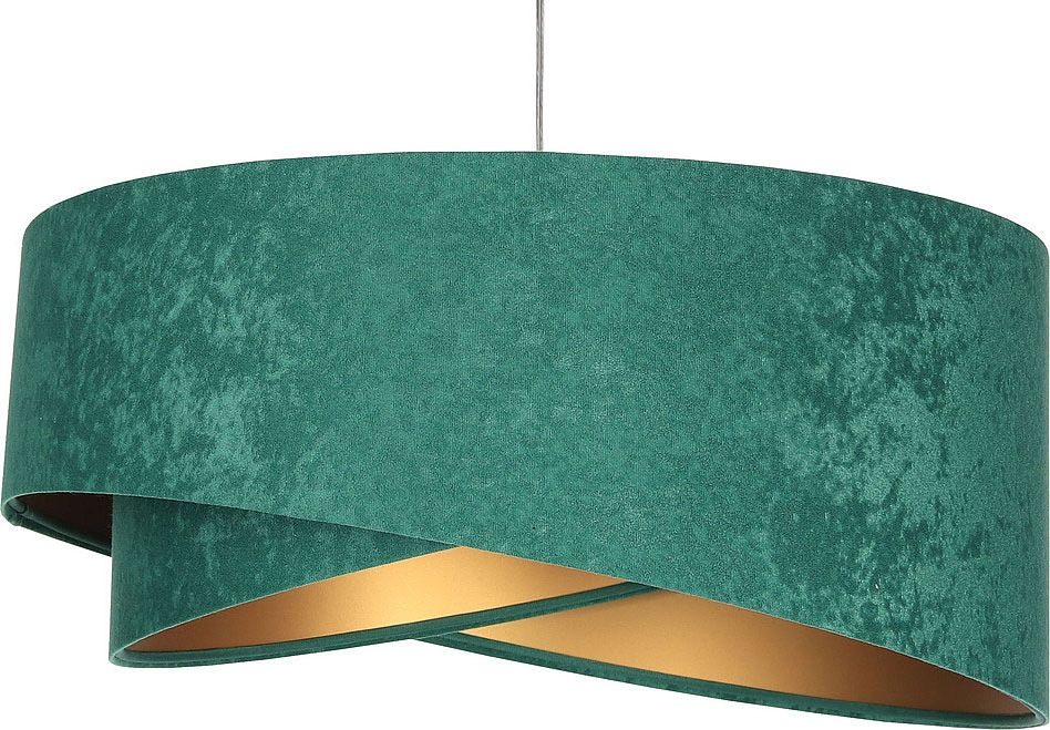 Lampa wisząca Lumes Zielono-złota lampa wisząca glamour - EX972-Rublo
