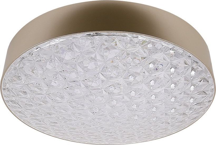 Lampa sufitowa Candellux Nowoczesny plafon sufitowy złoty Candellux Luxon ledowy 13-75154