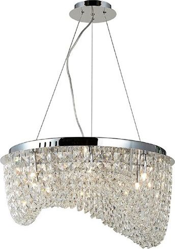 Lampa wisząca Azzardo Carmen klasyczna glamour chrom AZ1284