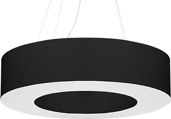 Lampa wisząca Lumes Czarny designerski okrągły żyrandol - EX694-Saturni