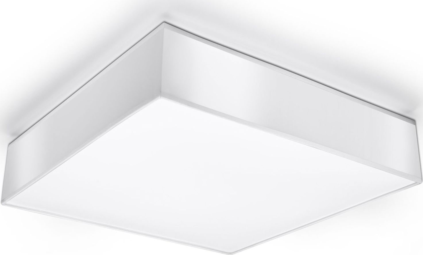 Lampa sufitowa Lumes Kwadratowy plafon łazienkowy E797-Horux - biały