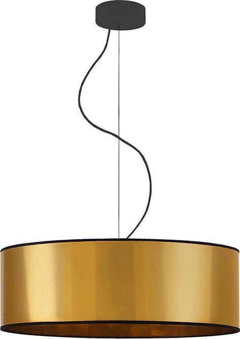 Lampa wisząca Lumes Złoty okrągły żyrandol nad stół 50 cm - EX855-Hajfun