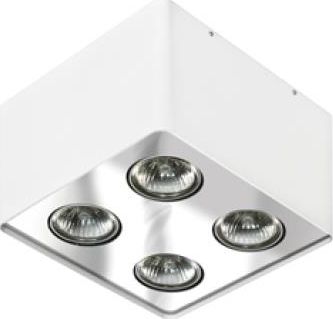 Lampa sufitowa Azzardo Oprawa sufitowa kwadratowa biała AZzardo NINO 4 AZ0851