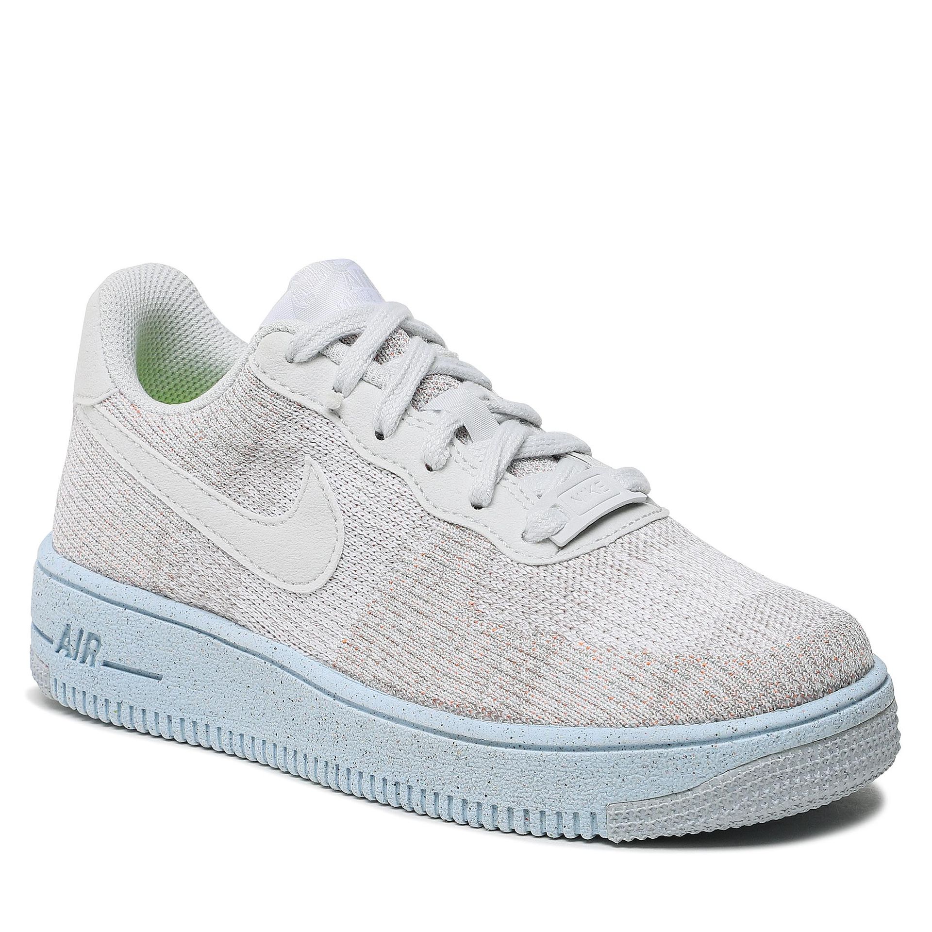 Nike Buty AF1 Crater Flyknit (GS) DH3375 101 White/Photon Dust