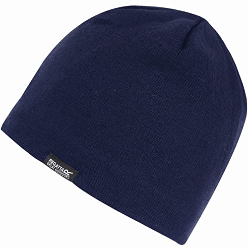 Regatta Unisex Brevis II akrylowa dzianinowa podszewka polarowa wodoodporna wewnętrzna membrana czapka nakrycie głowy, granatowa, L/XL