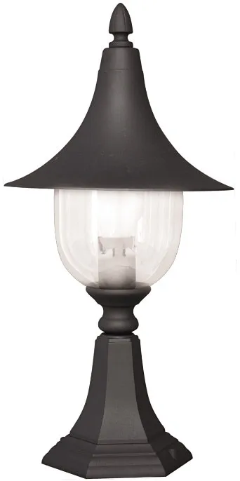 Czarna niska lampa ogrodowa klasyczna - S315 P5-P61
