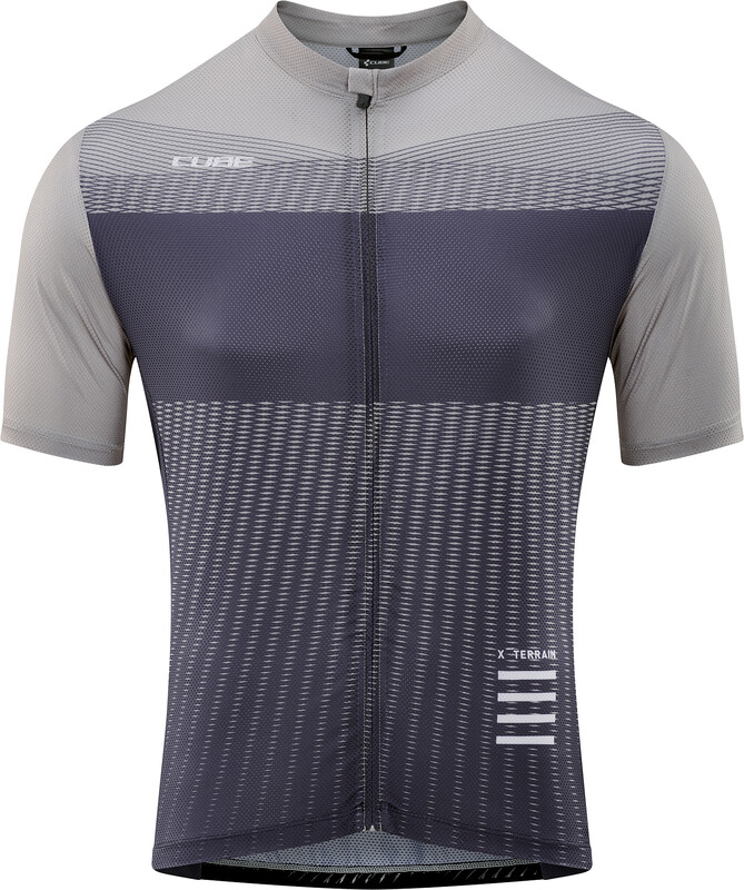 Cube ATX Full-Zip SS Jersey Men, beżowy/szary L 2022 Koszulki kolarskie