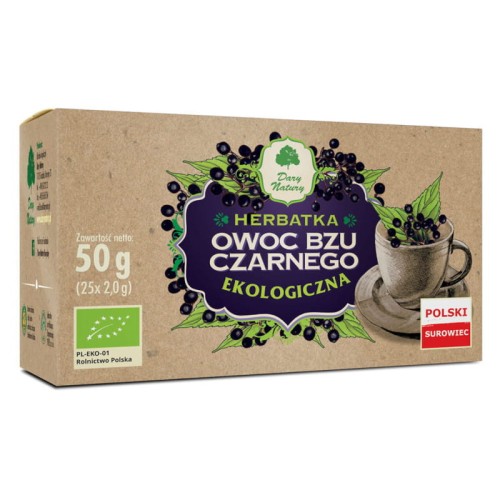 Dary Natury Bez czarny owoc fix BIO 25*2g