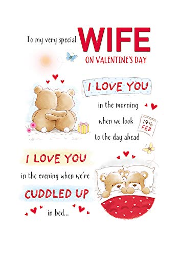 PG PG 'to My Very Special Wife Bears przytulanka projekt duża karta na Walentynki A50248