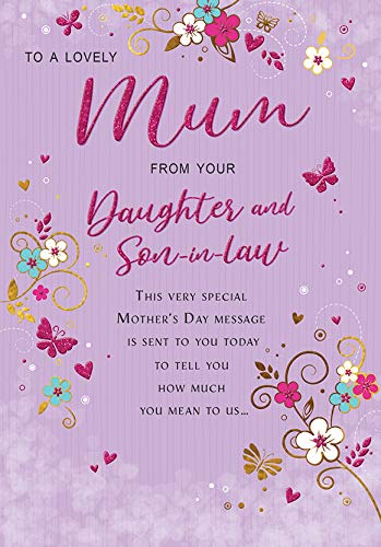 Regal Publishing Nowoczesna kartka na Dzień Matki dla mamy od córki i syna - 23 x 15 cm - Republika Regal C88220