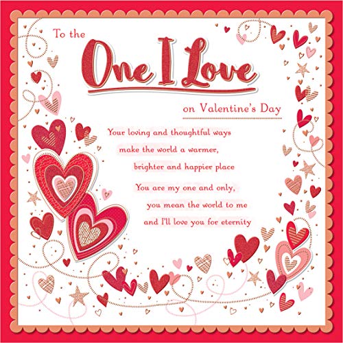 Regal Publishing Kartka walentynkowa One I Love  31 cm  regał publishing C88105