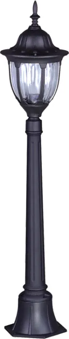 Czarna klasyczna stojąca lampa ogrodowa słupek - 5X S320 B6-P53