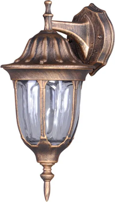 Czarno Złota Zewnętrzna Lampa Ścienna Na Dom H6-H98