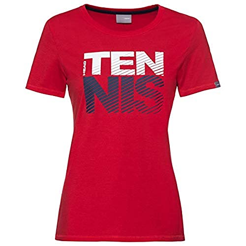 Head CLUB LISA T-Shirt damski W, czerwony, M