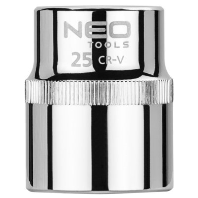 NEO-TOOLS nasadka sześciokątna, 25mm, 1/2'', , 08-025
