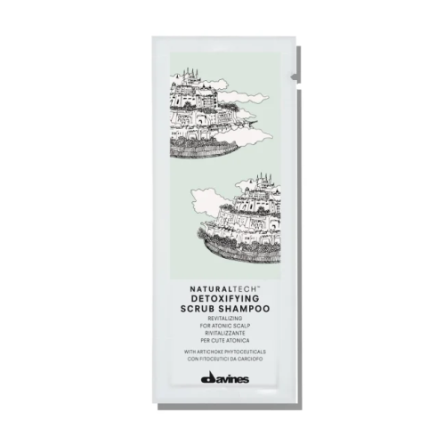 Davines Detoxifying Scrub - szampon do zwiotczałej skóry głowy 12 ml