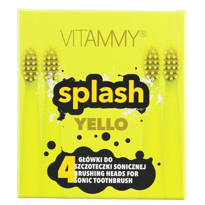 Vitammy Końcówka do szczoteczki sonicznej Splash 4szt TOW017477
