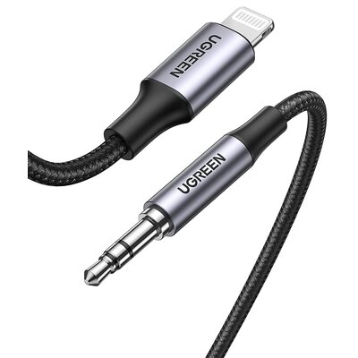 UGREEN kabel przewód audio AUX MFI Lightning - 3,5 mm mini jack 1 m szary (70509) 70509