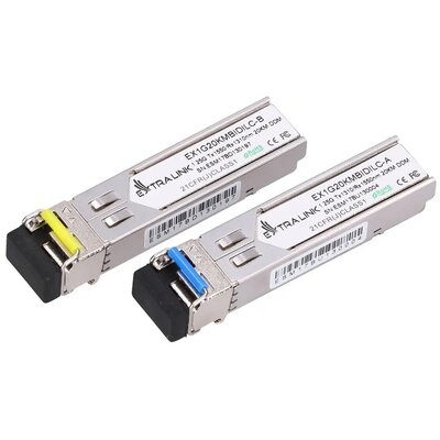 ExtraLink SFP 1.25G WDM 1310/1550NM SM 20KM LC DDM - PAIR EX.6204