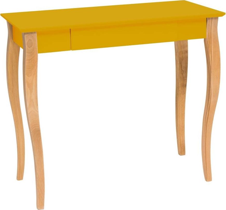 Biurko Ragaba Lillo Żółte 85 cm x 40 cm
