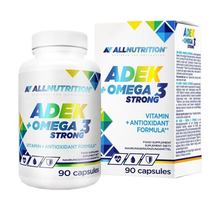 Omega Pharma Allnutrition Adek + 3 Strong 90 kap Witaminy