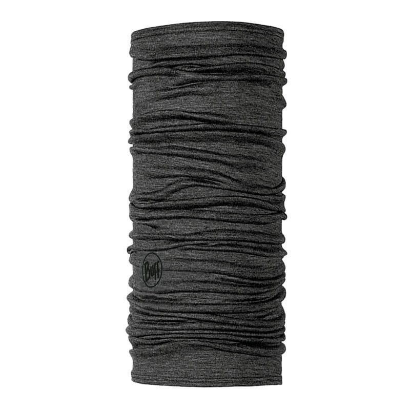 Chusta wielofunkcyjna z wełny merynosów Buff Merino Lightweight Solid Grey