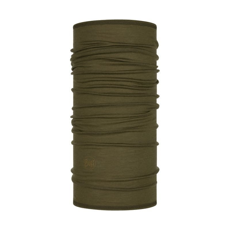 Chusta wielofunkcyjna z wełny merynosów Buff Merino Lightweight Solid Bark