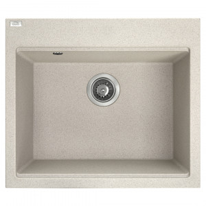 Laveo SBT 410Y Zlewozmywak granitowy1 komoraWymiary 500x570x200 mm Wymiar szafki 600 mmWyko$371czenie be$372W zestawie z syfonem Space Saving i korkiem klik klak