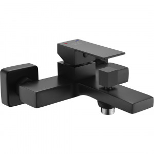 Laveo BLQ 710D Bateria wannowa $346cienna bez zestawunatryskowegoJednouchwytowaSpos$347b monta$348u $349cienny G$350owica 35 mmWyko$351czenie czarne