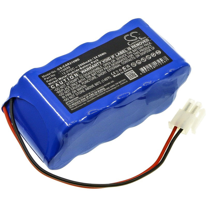 Cameron Sino Cardioline ECG AR2100 View 110699 2000mAh 24.00Wh Ni-MH 12.0V