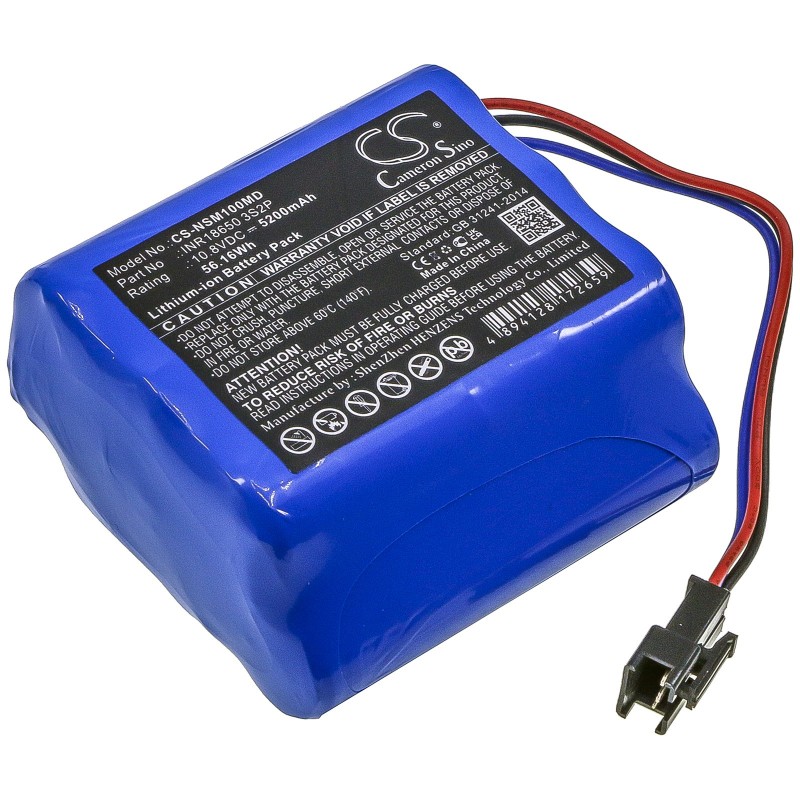 Cameron Sino Neusoft NSC-M10 NR18650 3S2P 5200mAh 56.16Wh Li-Ion 10.8V