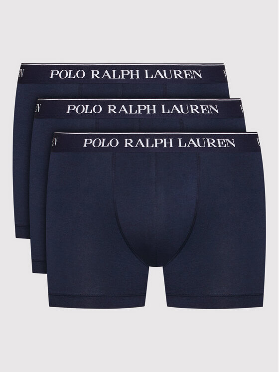 Ralph Lauren Polo Komplet 3 par bokserek 714835885004 Granatowy