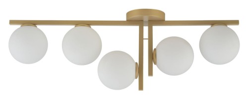 Sigma 33339 Nowoczesna lampa sufitowa ANDY złota OP.OŚW. 5PŁ 33339