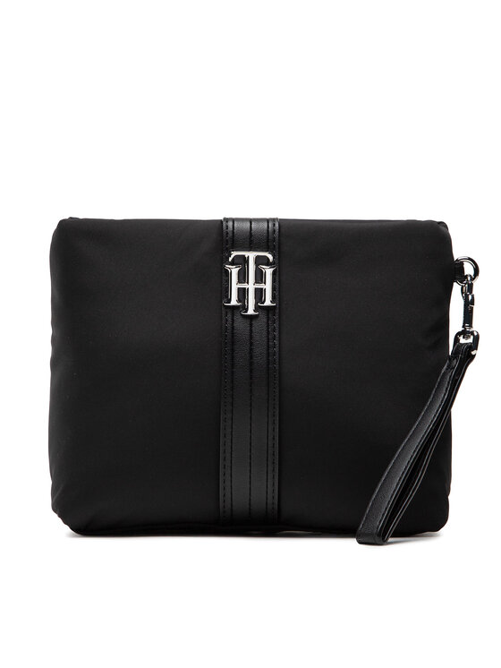 TOMMY HILFIGER Kosmetyczka Relaxed Th Washbag AW0AW11154 Czarny