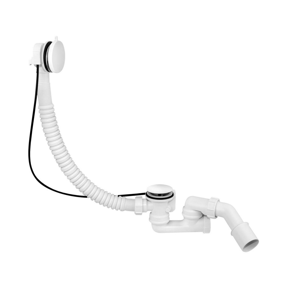 Syfon wanny automat biały MCALPINE