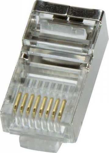 D-Link Logilink MP0003 CAT5e Modular PlugSuitable for 8P8C Round CableConnector shieldedGold-plated contacts