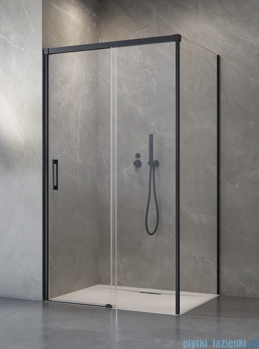 Radaway Idea Black Kds kabina prysznicowa 140x110 lewa przejrzyste 10115140-54-01L/10117110-01-01