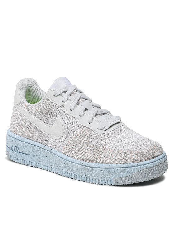Nike Buty AF1 Crater Flyknit (GS) DH3375 101 Szary