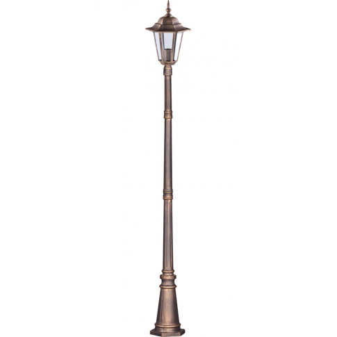 Czarno-złota klasyczna lampa stojąca zewnętrzna - S327 Cavisa