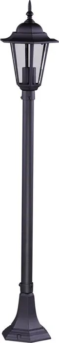 Czarna klasyczna lampa zewnętrzna słupek 3X S328 A1-C52