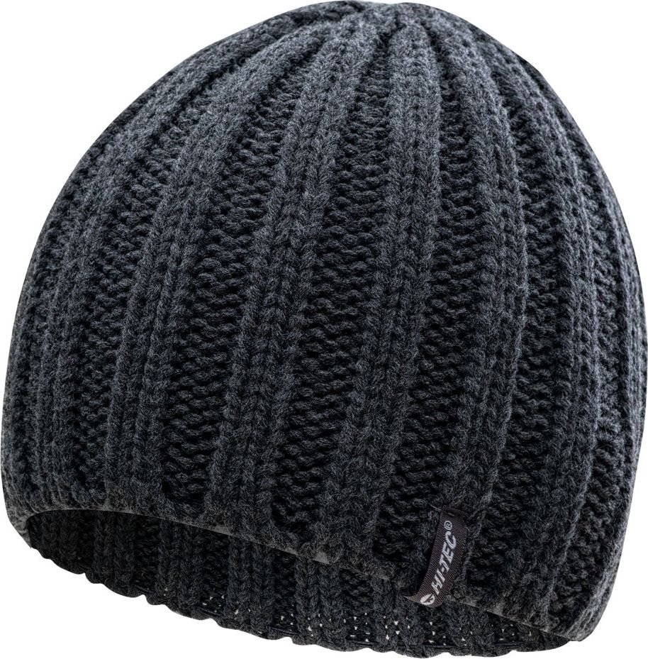 Huari CZAPKI RUPERT DARK GREY MELANGE ONE SIZE