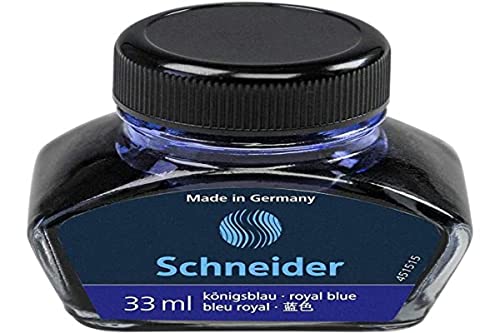 Schneider INNY Atrament Do Piór Szklany Kałamarz 33ml Niebieski 106L151