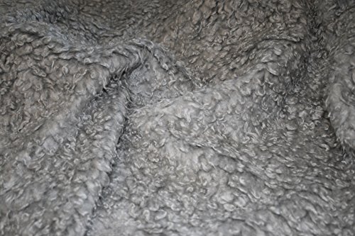CRS Fur Fabrics loki Teddy tworzywo sztuczne  srebrny szary 8800220913836