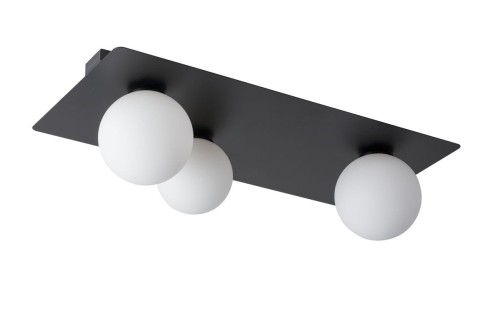 Sigma Nowoczesny plafon do biura i domu ARGON G9 12W szer. 62cm czarny 33279