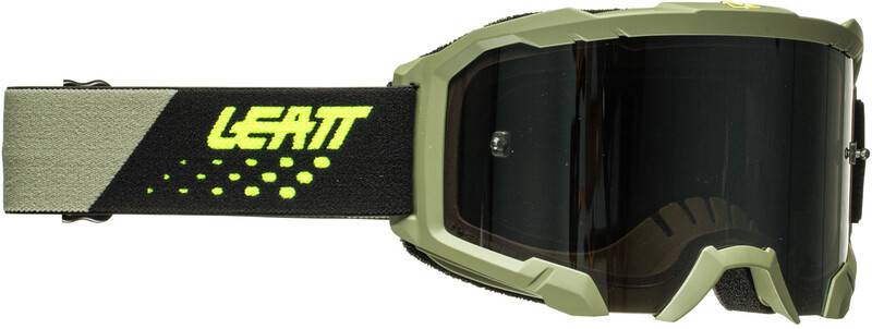 Leatt Leatt Velocity 4.5 Iriz Goggles with Anti-Fog Lens, oliwkowy  2022 Gogle LE-GOG-2030/2330/unis