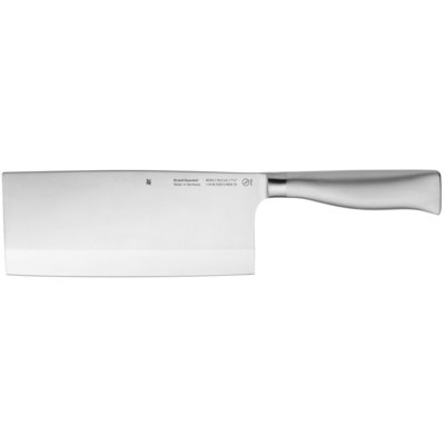Farouk WMF chiński nóż kucharski Grand Gourmet długość: 31,5 cm długość ostrza 18,5 cm Performance Cut Made in Germany Wykuty specjalny uchwyt ze stali ostrza ze stali nierdzewnej 18.8040.6032