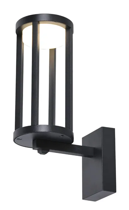 Czarny nowoczesny kinkiet zewnętrzny LED S9-N95